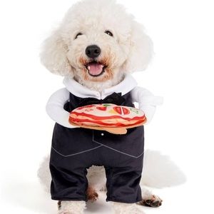 Dog Pizza waiter Costume cosplay small nwt